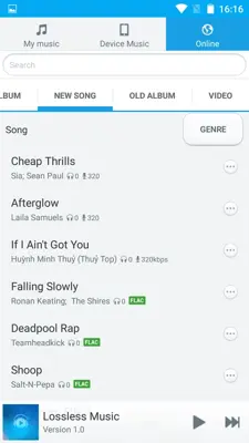 Lossless Music android App screenshot 0