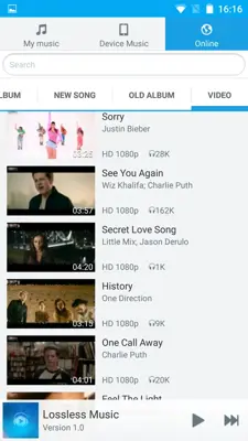 Lossless Music android App screenshot 2
