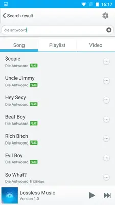 Lossless Music android App screenshot 3