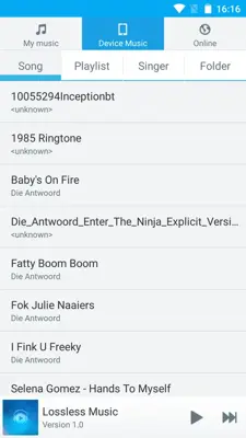 Lossless Music android App screenshot 7